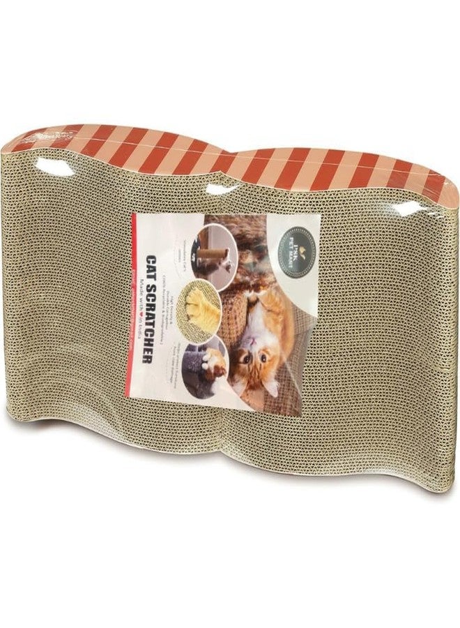 KittuPet لوح خدش للقطط يُثبت على الحائط من KittuPet، مصنوع من الكرتون المموج، حجم كبير، عبوة من قطعة واحدة - Image 3